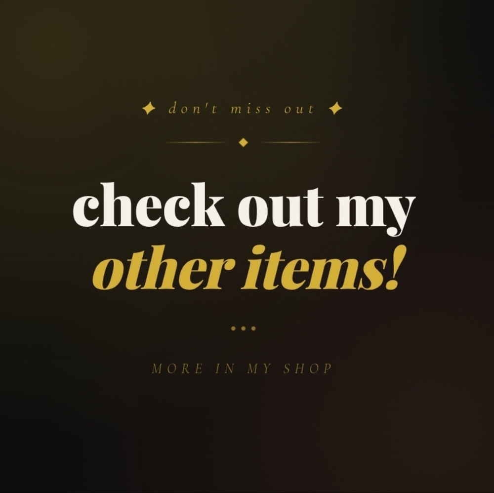 Check Out My Other Items!